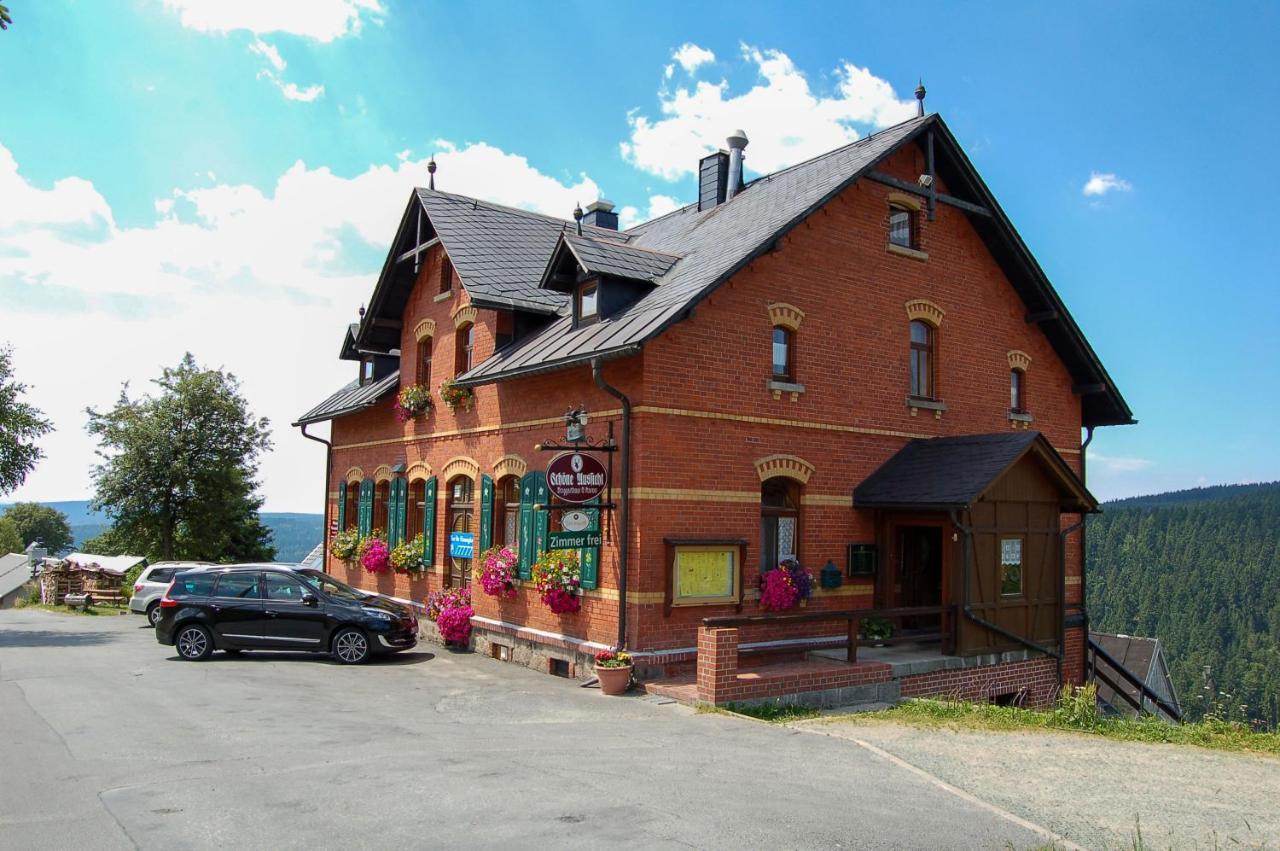 Berggasthaus&Pension Schöne Aussicht Klingenthal Exterior foto