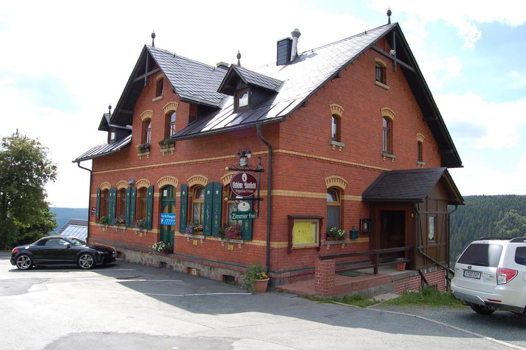 Berggasthaus&Pension Schöne Aussicht Klingenthal Exterior foto